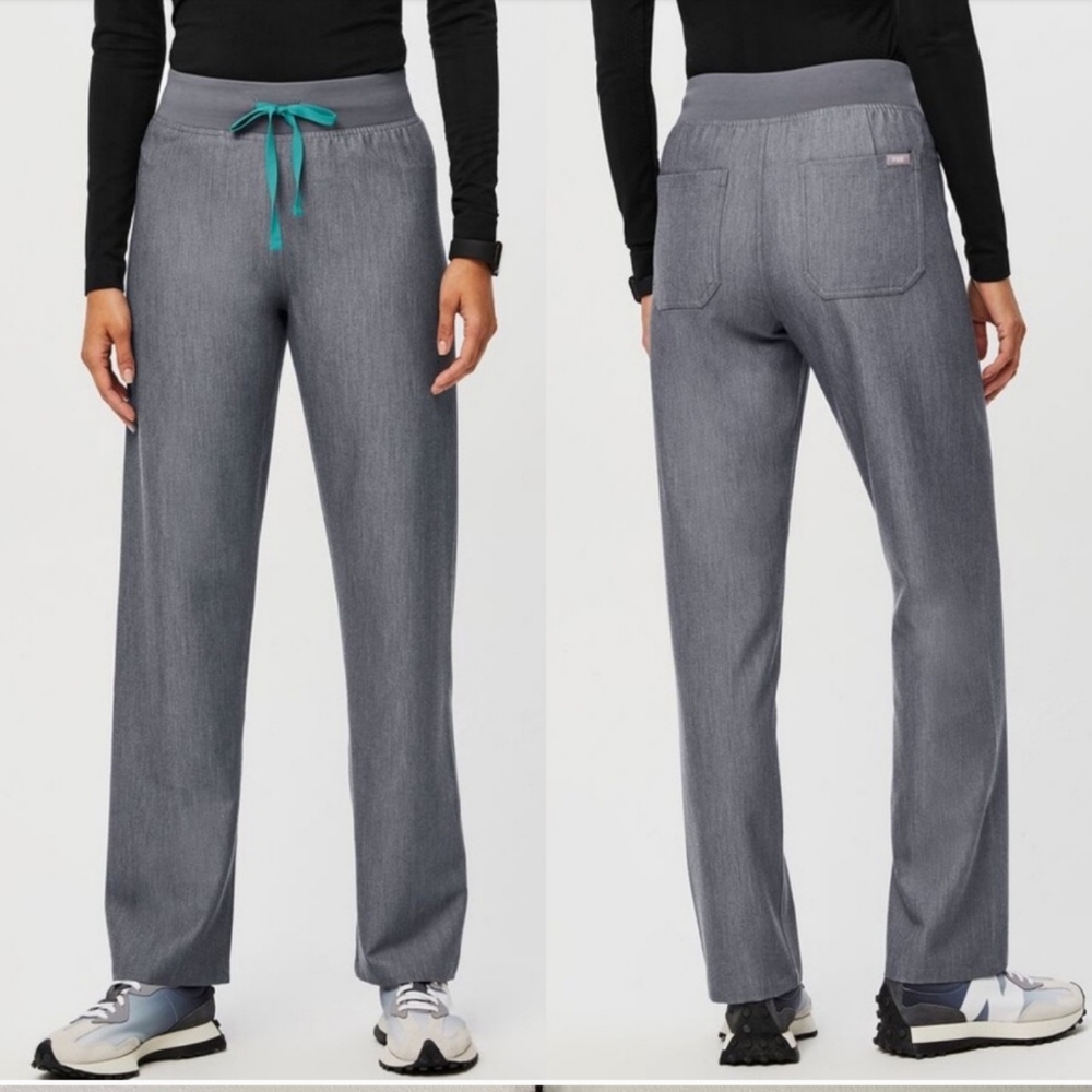 Figs Livingston High Waisted Basic Scrub Pants size large
